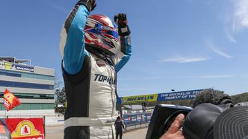 Adam Andretti Scores Birthday Win in New Burtin Racing Chassis at Road Atlanta
